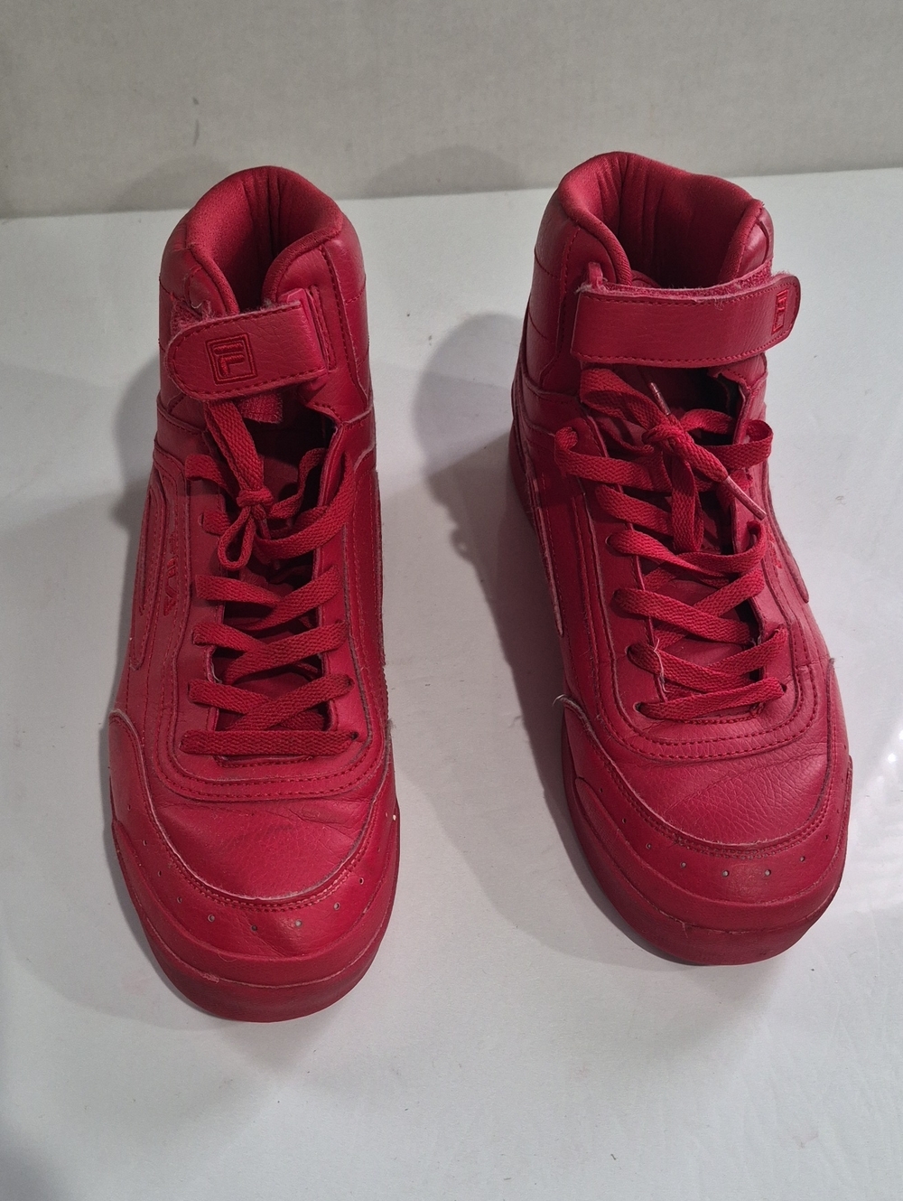 Fila Men's Red High-Top Sneakers Size US 10